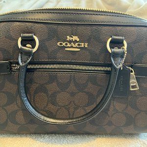 Coach Brown Rowan Satchel